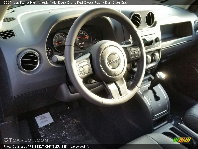 Deep Cherry Red Crystal Pearl / Dark Slate Gray 2017 Jeep Patriot High Altitude 4x4