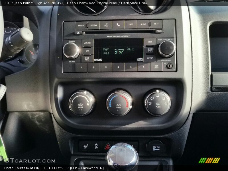 Deep Cherry Red Crystal Pearl / Dark Slate Gray 2017 Jeep Patriot High Altitude 4x4