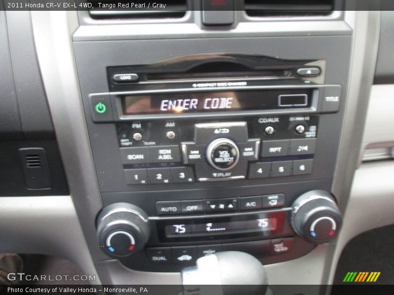 Tango Red Pearl / Gray 2011 Honda CR-V EX-L 4WD