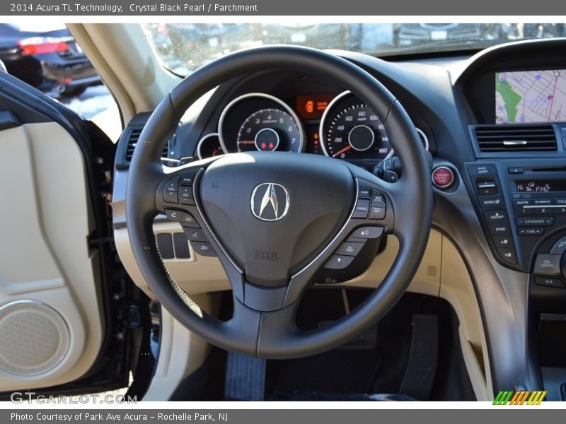 Crystal Black Pearl / Parchment 2014 Acura TL Technology