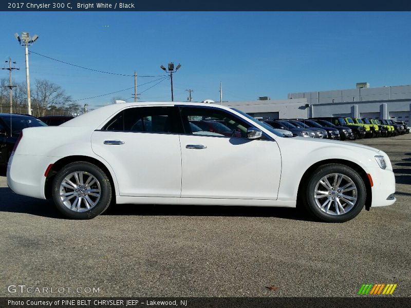 Bright White / Black 2017 Chrysler 300 C