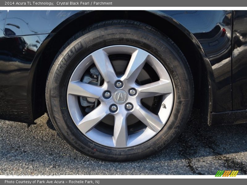 Crystal Black Pearl / Parchment 2014 Acura TL Technology