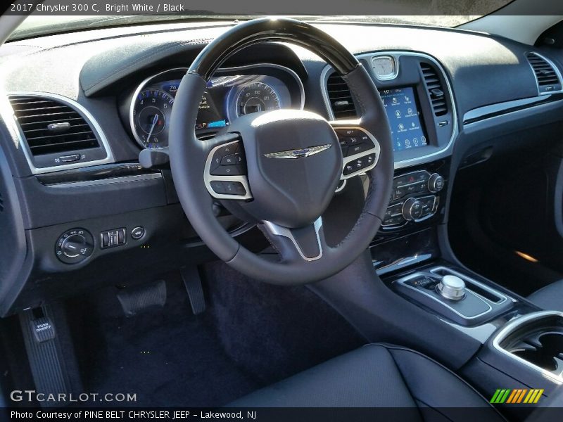 Bright White / Black 2017 Chrysler 300 C