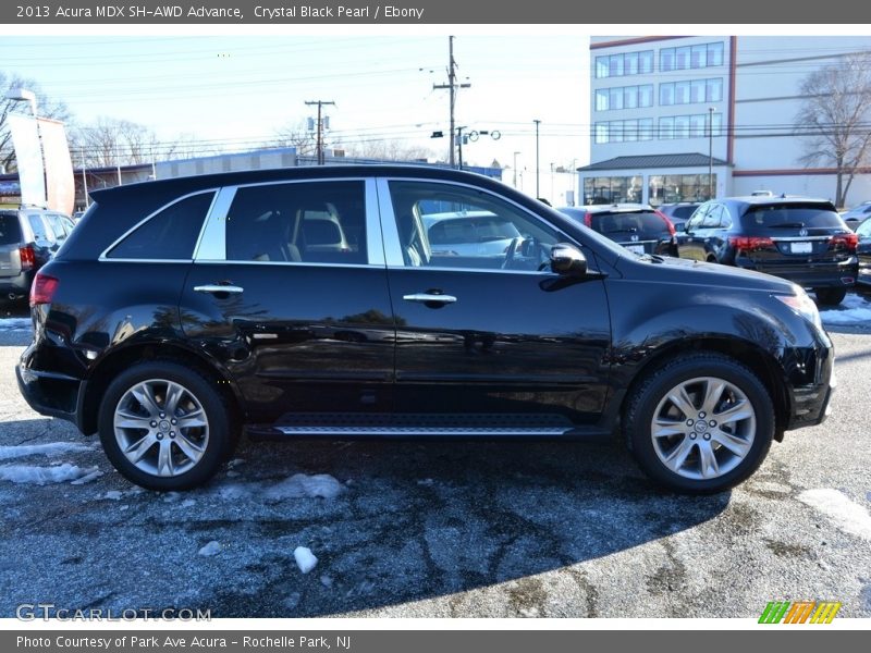 Crystal Black Pearl / Ebony 2013 Acura MDX SH-AWD Advance