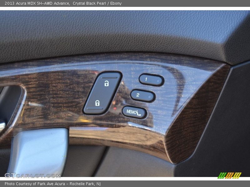 Crystal Black Pearl / Ebony 2013 Acura MDX SH-AWD Advance