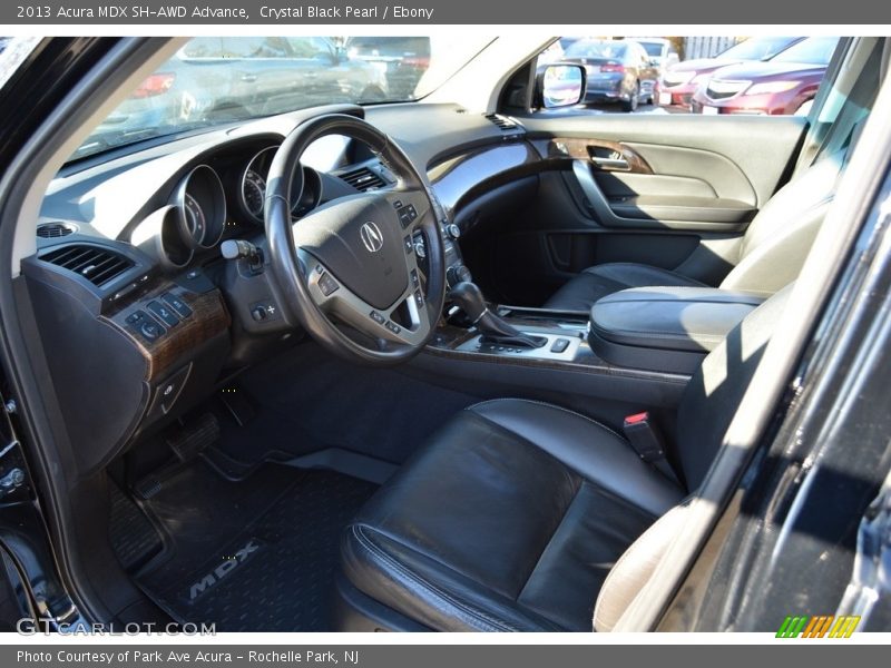 Crystal Black Pearl / Ebony 2013 Acura MDX SH-AWD Advance