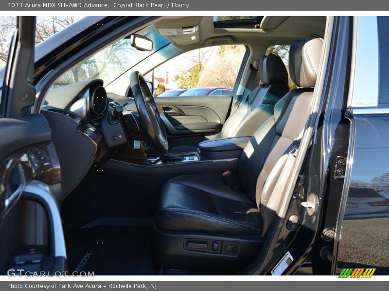 Crystal Black Pearl / Ebony 2013 Acura MDX SH-AWD Advance