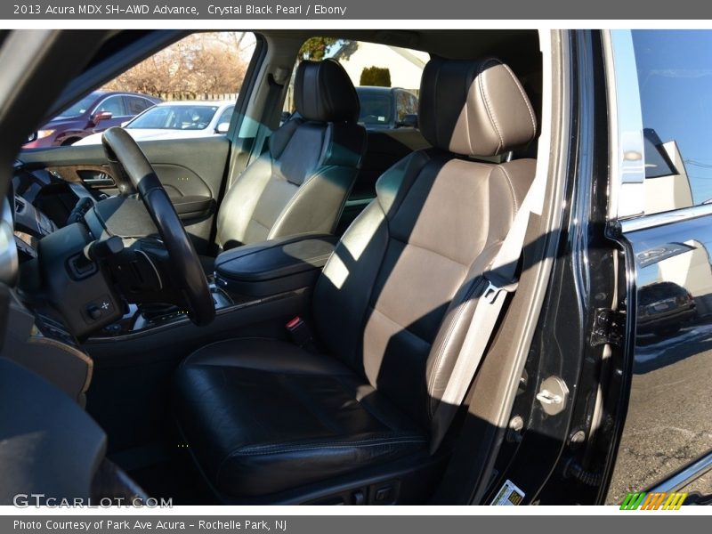 Crystal Black Pearl / Ebony 2013 Acura MDX SH-AWD Advance