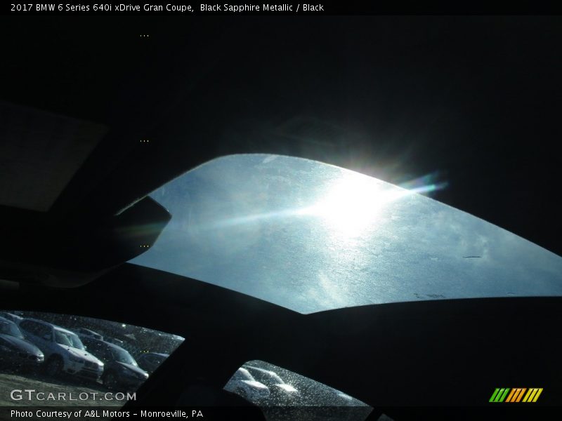 Black Sapphire Metallic / Black 2017 BMW 6 Series 640i xDrive Gran Coupe