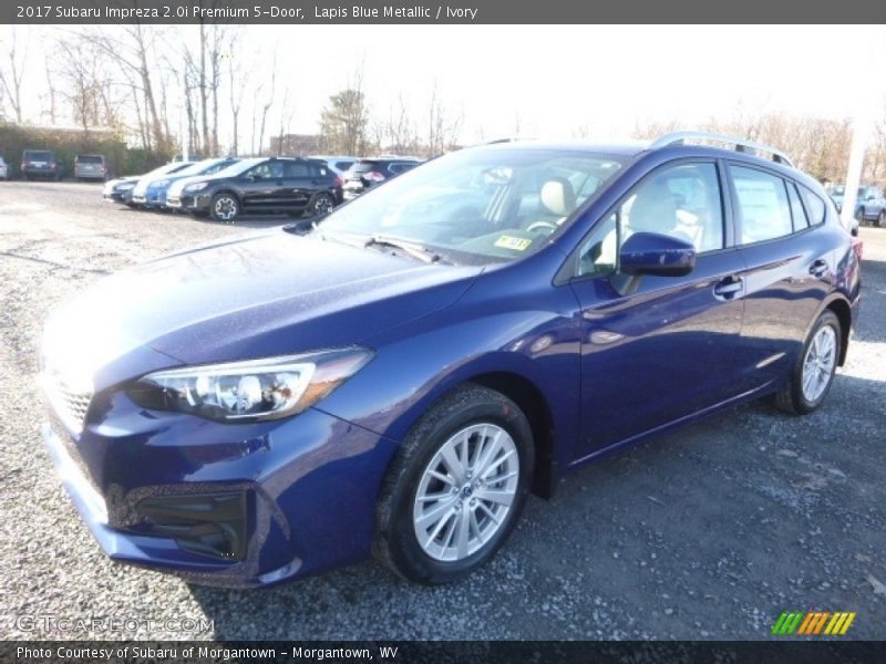 Lapis Blue Metallic / Ivory 2017 Subaru Impreza 2.0i Premium 5-Door