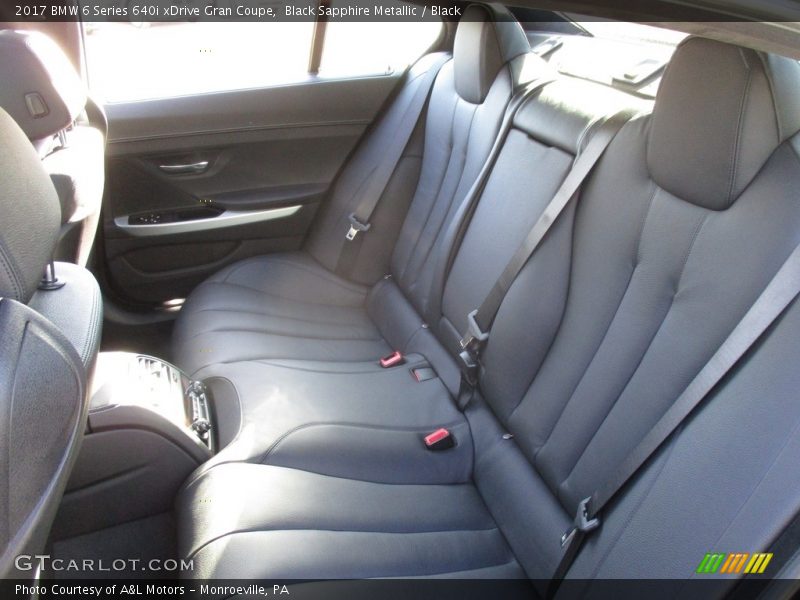 Black Sapphire Metallic / Black 2017 BMW 6 Series 640i xDrive Gran Coupe