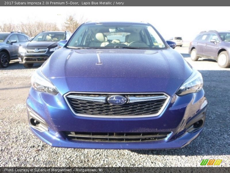 Lapis Blue Metallic / Ivory 2017 Subaru Impreza 2.0i Premium 5-Door