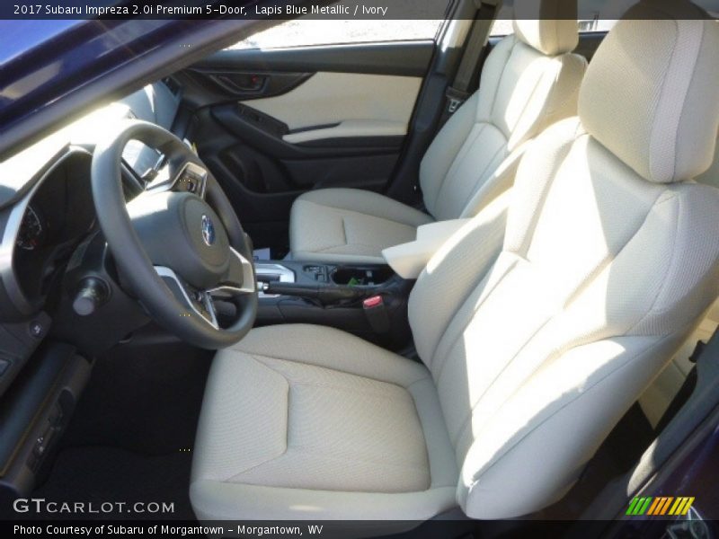 Lapis Blue Metallic / Ivory 2017 Subaru Impreza 2.0i Premium 5-Door