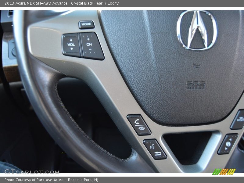 Crystal Black Pearl / Ebony 2013 Acura MDX SH-AWD Advance