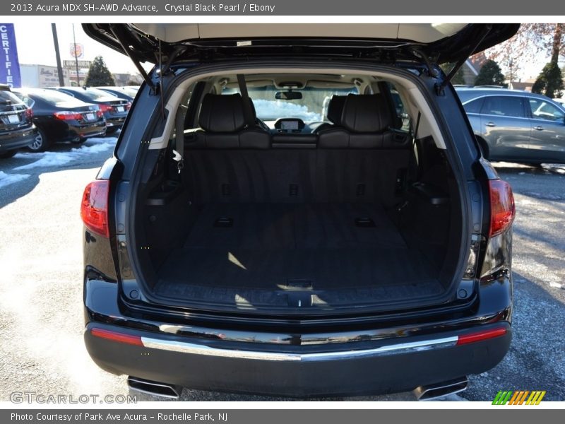 Crystal Black Pearl / Ebony 2013 Acura MDX SH-AWD Advance