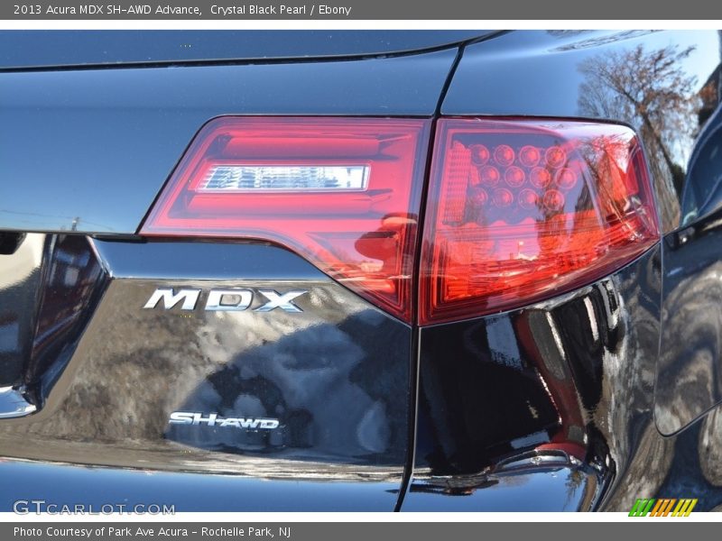 Crystal Black Pearl / Ebony 2013 Acura MDX SH-AWD Advance