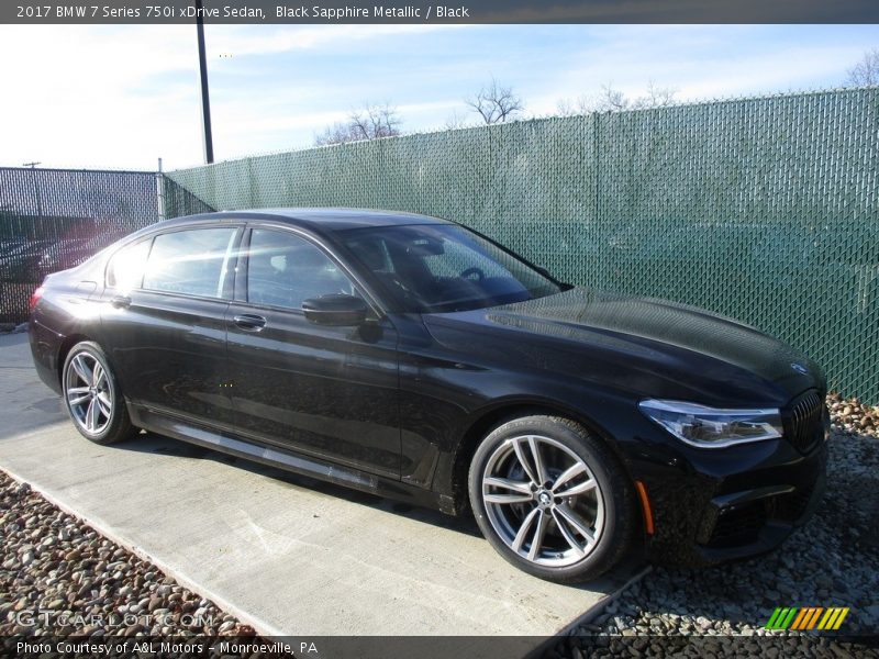 Black Sapphire Metallic / Black 2017 BMW 7 Series 750i xDrive Sedan