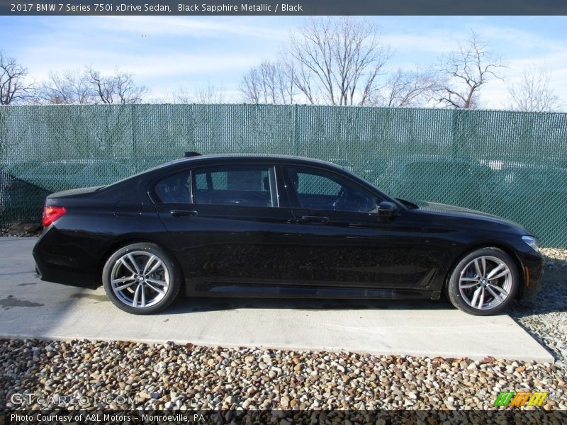 Black Sapphire Metallic / Black 2017 BMW 7 Series 750i xDrive Sedan
