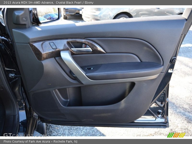 Crystal Black Pearl / Ebony 2013 Acura MDX SH-AWD Advance