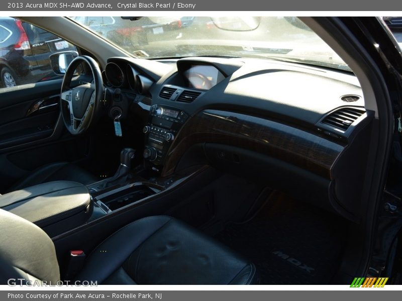Crystal Black Pearl / Ebony 2013 Acura MDX SH-AWD Advance