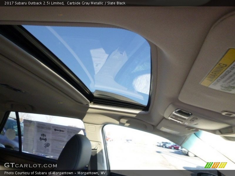 Carbide Gray Metallic / Slate Black 2017 Subaru Outback 2.5i Limited