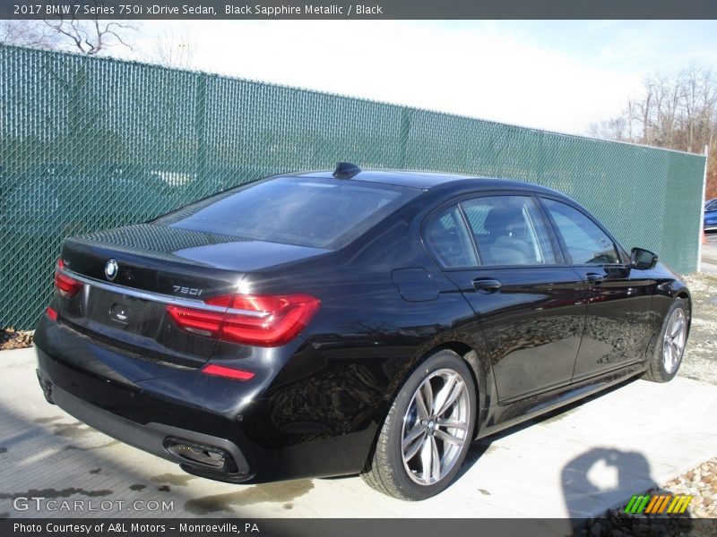 Black Sapphire Metallic / Black 2017 BMW 7 Series 750i xDrive Sedan
