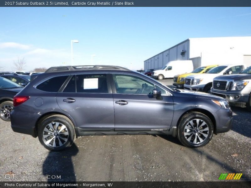 Carbide Gray Metallic / Slate Black 2017 Subaru Outback 2.5i Limited