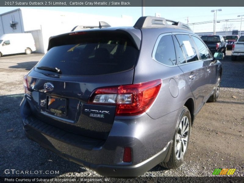 Carbide Gray Metallic / Slate Black 2017 Subaru Outback 2.5i Limited