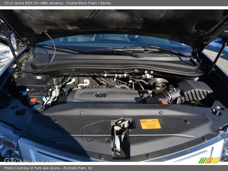 Crystal Black Pearl / Ebony 2013 Acura MDX SH-AWD Advance