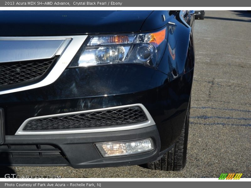 Crystal Black Pearl / Ebony 2013 Acura MDX SH-AWD Advance