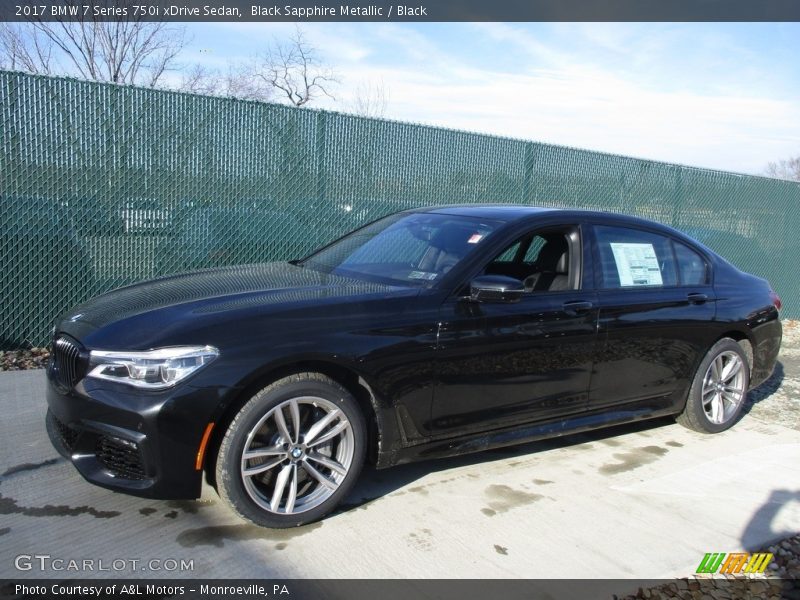Black Sapphire Metallic / Black 2017 BMW 7 Series 750i xDrive Sedan