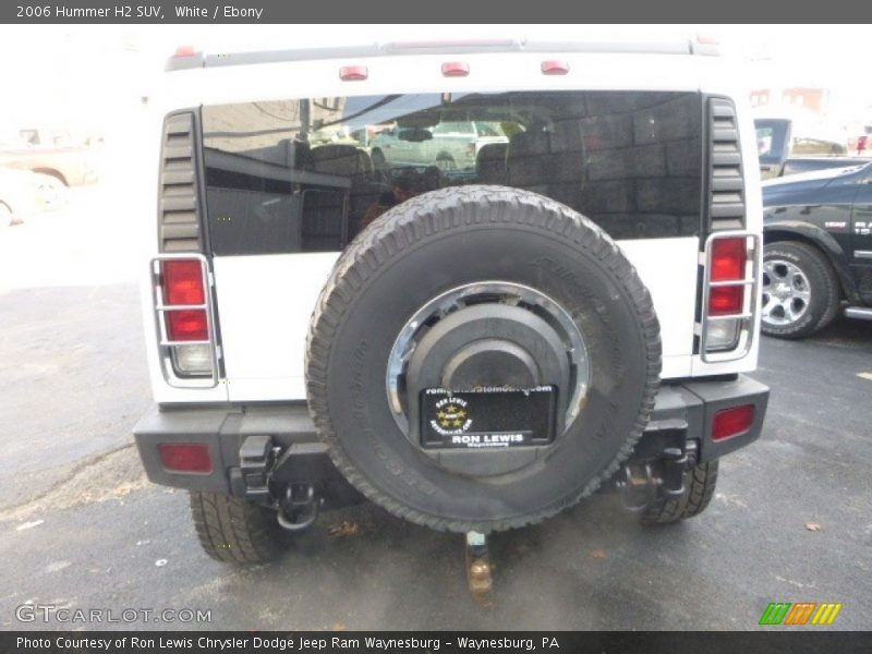 White / Ebony 2006 Hummer H2 SUV