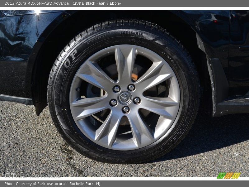 Crystal Black Pearl / Ebony 2013 Acura MDX SH-AWD Advance