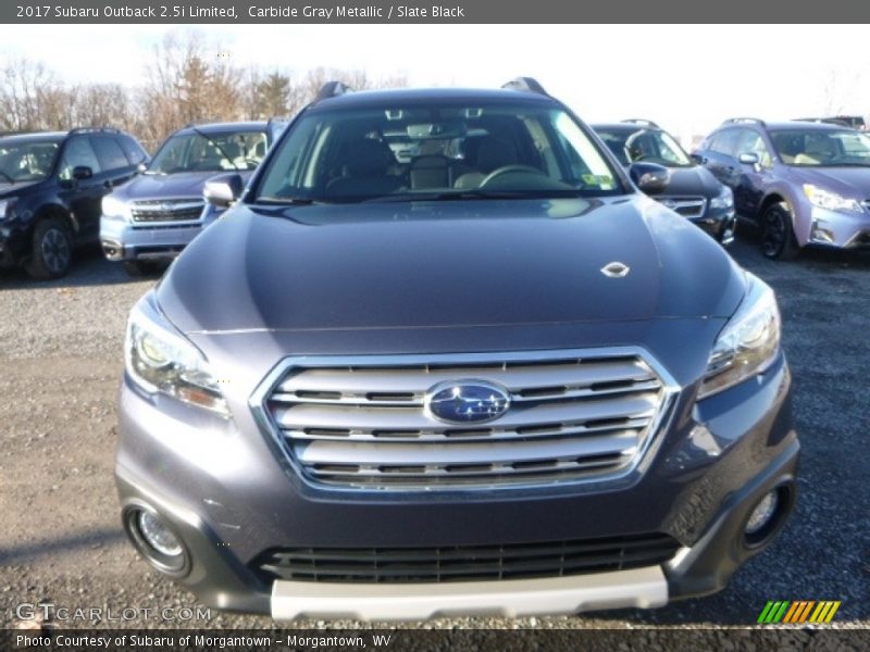Carbide Gray Metallic / Slate Black 2017 Subaru Outback 2.5i Limited