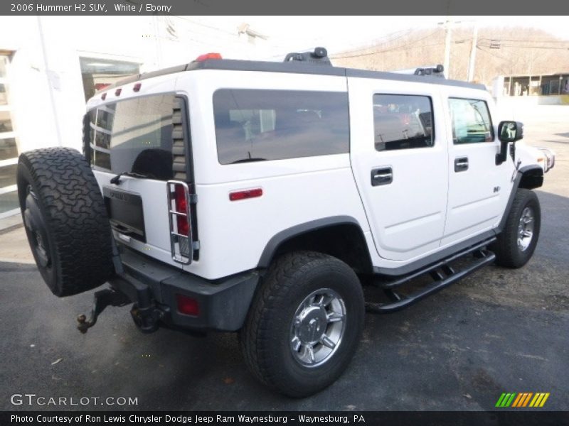 White / Ebony 2006 Hummer H2 SUV