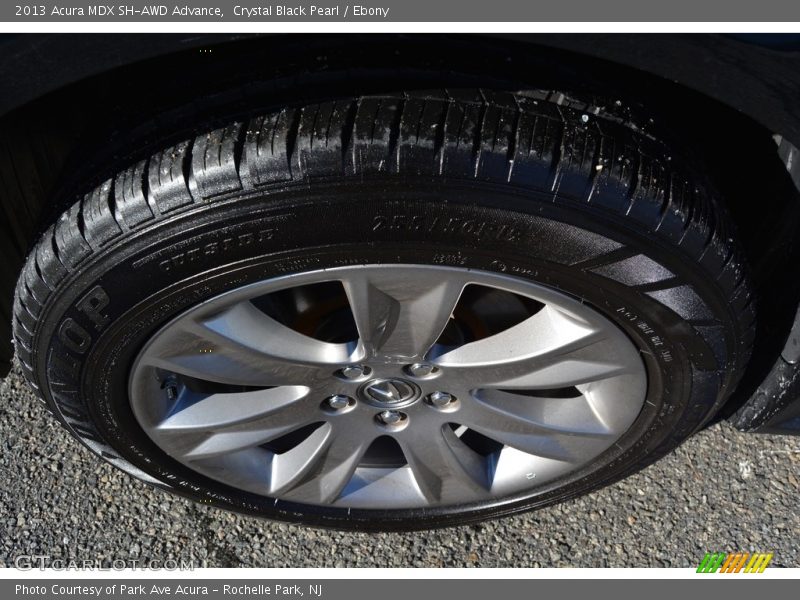 Crystal Black Pearl / Ebony 2013 Acura MDX SH-AWD Advance