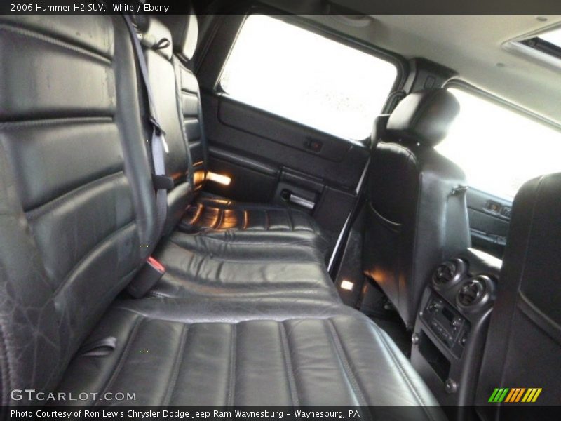 White / Ebony 2006 Hummer H2 SUV