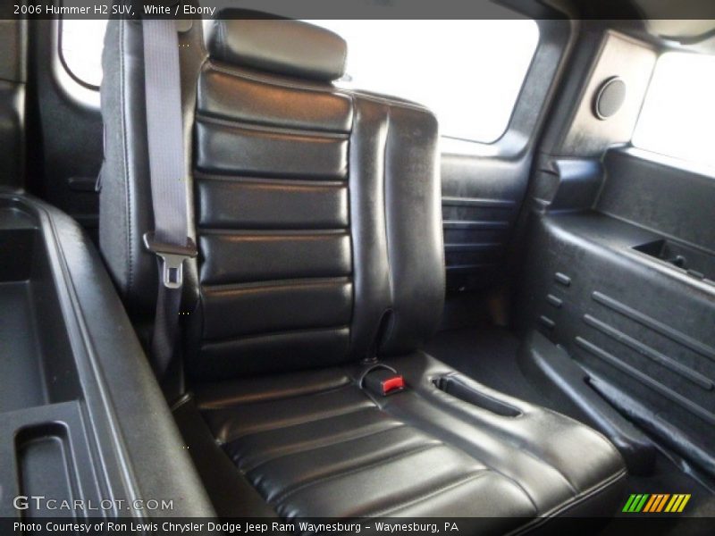 White / Ebony 2006 Hummer H2 SUV