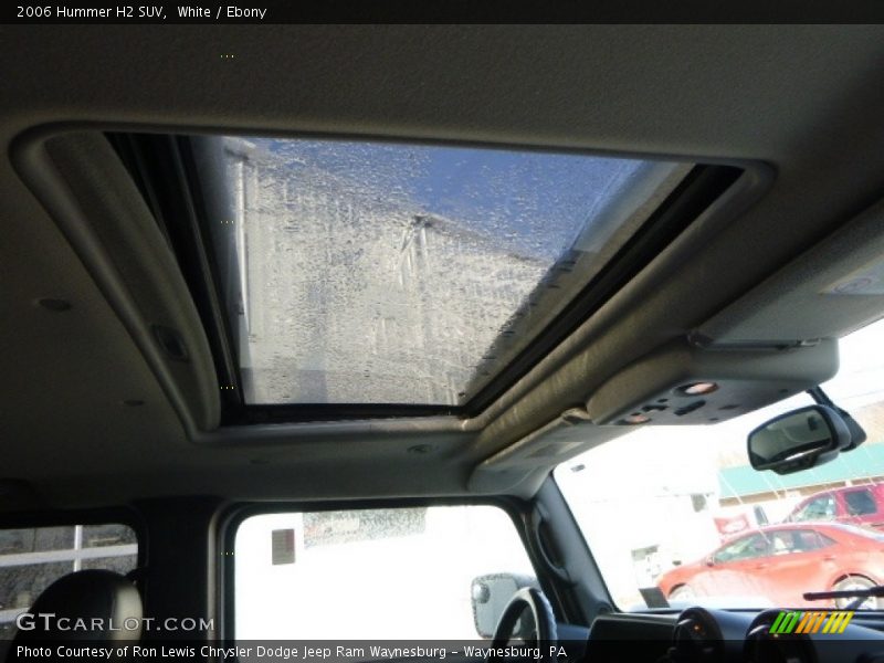 White / Ebony 2006 Hummer H2 SUV