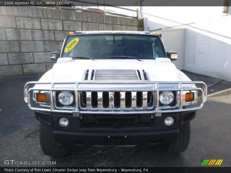 White / Ebony 2006 Hummer H2 SUV