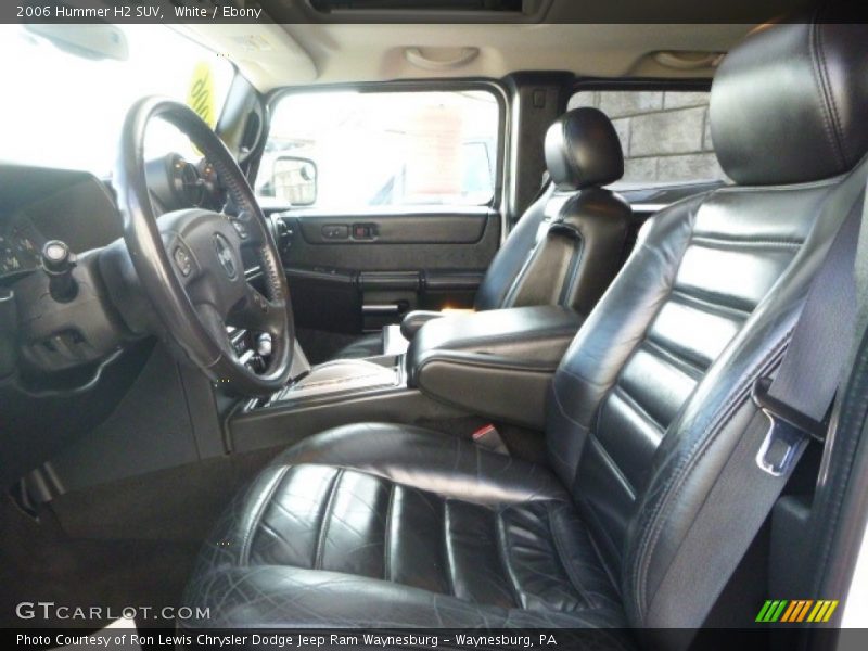 White / Ebony 2006 Hummer H2 SUV