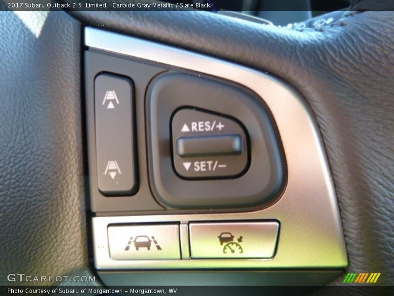 Carbide Gray Metallic / Slate Black 2017 Subaru Outback 2.5i Limited