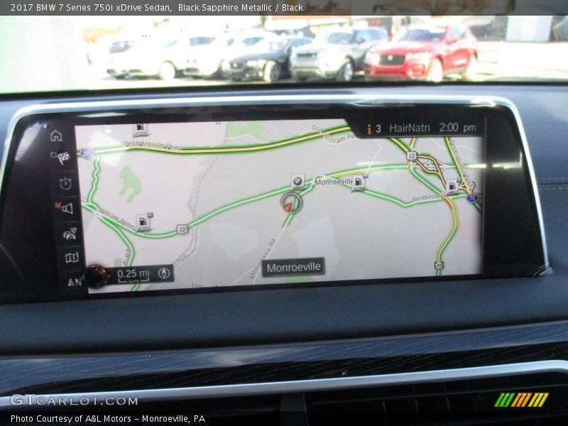 Black Sapphire Metallic / Black 2017 BMW 7 Series 750i xDrive Sedan