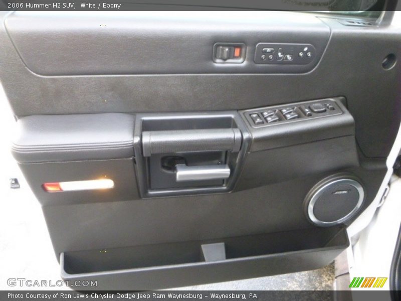 White / Ebony 2006 Hummer H2 SUV
