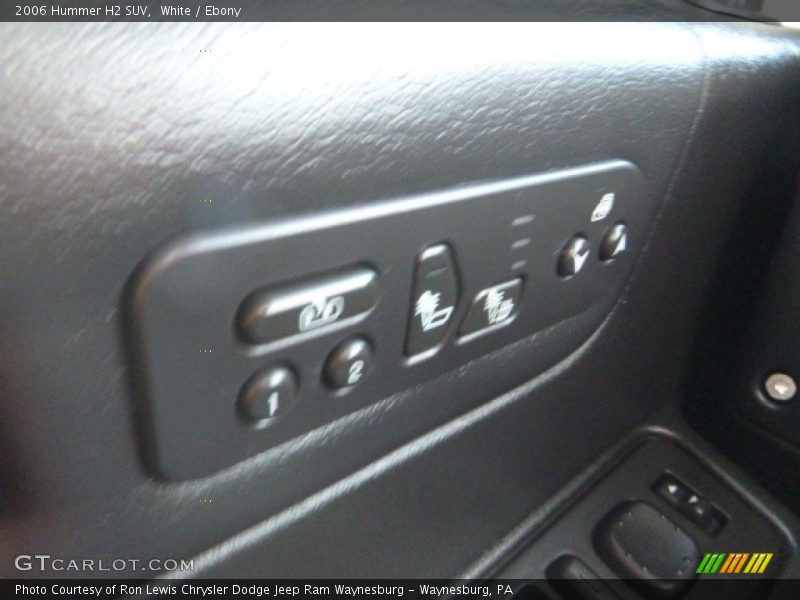White / Ebony 2006 Hummer H2 SUV