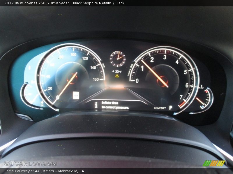 Black Sapphire Metallic / Black 2017 BMW 7 Series 750i xDrive Sedan