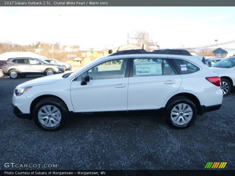 Crystal White Pearl / Warm Ivory 2017 Subaru Outback 2.5i