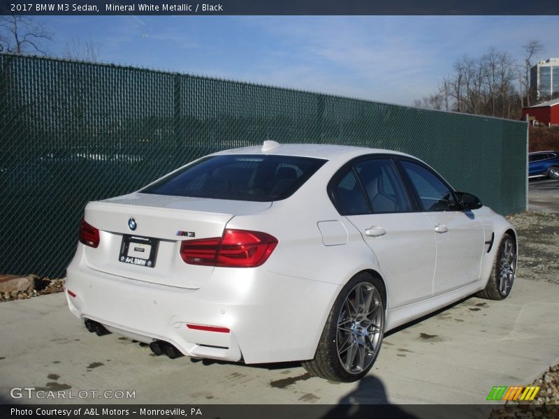 Mineral White Metallic / Black 2017 BMW M3 Sedan
