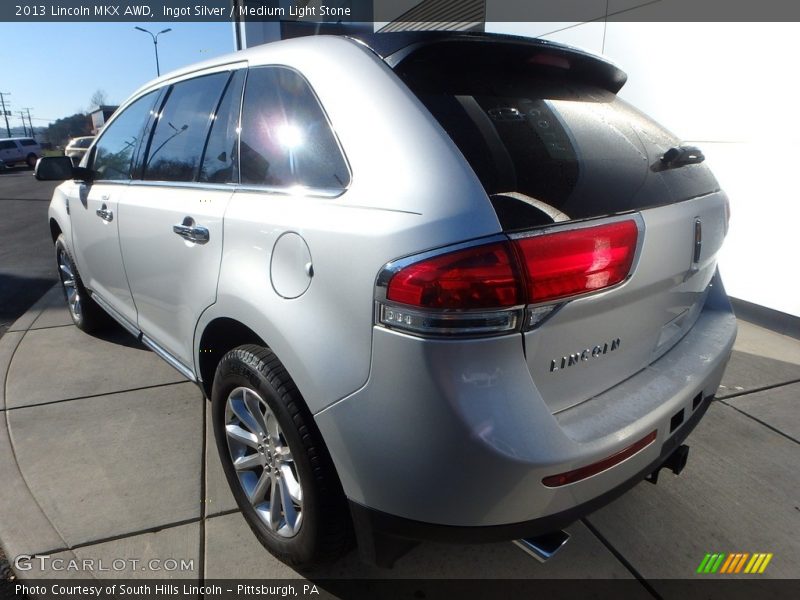 Ingot Silver / Medium Light Stone 2013 Lincoln MKX AWD