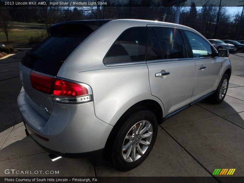 Ingot Silver / Medium Light Stone 2013 Lincoln MKX AWD